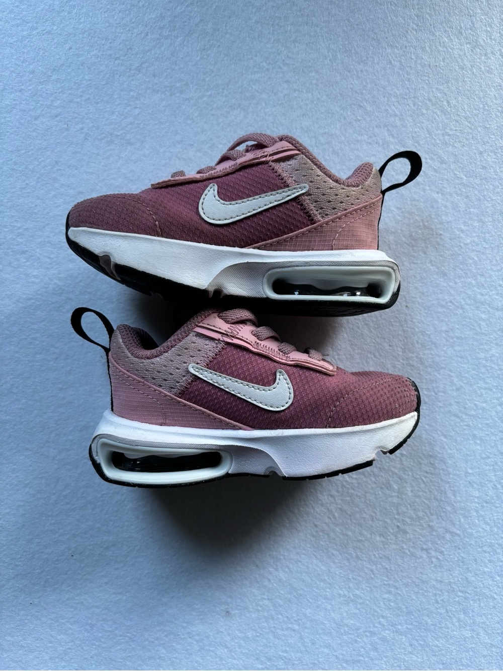 Nike baby girl’s Mauve and White Air-Boost Sneakers